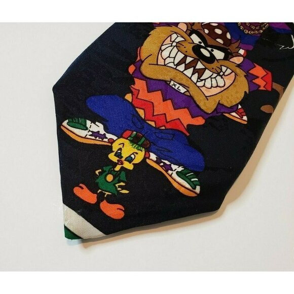 The Looney Tunes Posse 90s Vintage Necktie Tie - Picture 5 of 7